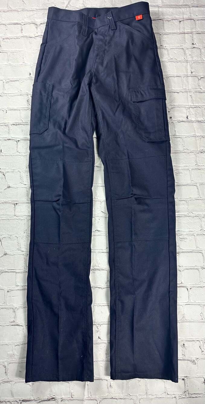 Bulwark FR iQ Series Comfort Lightweight Cargo Pants QP14NVC Navy Blue 30x38